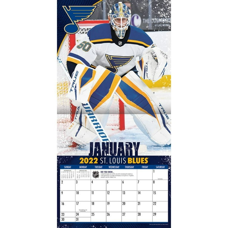 TURNER SPORTS ST Louis Blues 2022 12X12 Team Wall Calendar (22998011955)