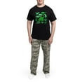 thumbnail image 5 of CafePress - FUN! LOTS Of DINOSAURS! Men's Dark Pajamas - Men's Dark Loose Fit Cotton Pajama Set, 5 of 7