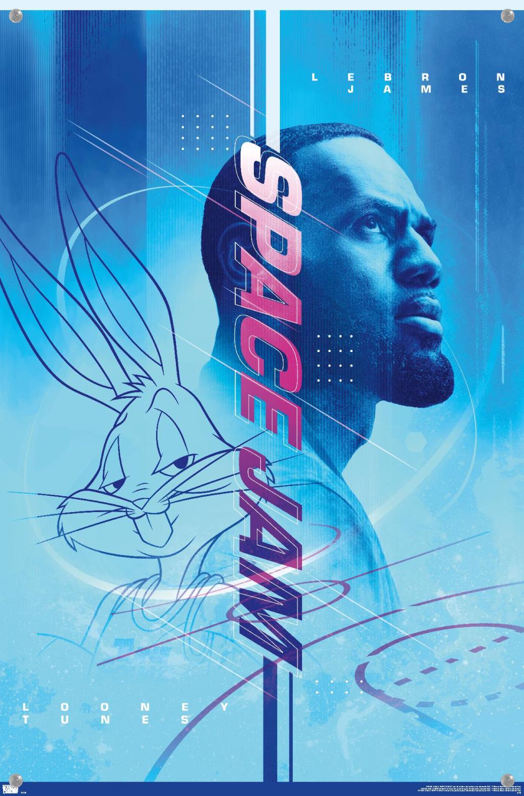 Space Jam: A New Legacy - Teaser Wall Poster with Pushpins, 14.725" x 22.375"