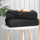 thumbnail image 5 of Casa Platino Juego de 2 Toallas de Baño - Toallas de Baño de Secado Rápido, Suaves y Absorbentes Perfectas para una Experiencia de Baño Lujosa - Negro, 5 of 7