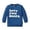 kids sweatshirt :Blue, variant on Krdevn Kids Love You More Letter Print Crewneck Pullover Long Sleeve Soft Neutral Casual Family Matching Sweatshirt Tops,4-5 Years