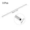 thumbnail image 2 of Uxcell 3mm OD 0.5mm Wall Thickness 300mm Length 316 Stainless Steel Tube 3 Pack, 2 of 5