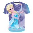 thumbnail image 1 of Camiseta para niños de Anna Elsa, camisetas para niños y niñas, camisetas para niños y bebés, camisetas de dibujos animados para niños pequeños, ropa corta de 4 a 14 años, 10 años Gao Jinjia LED, 1 of 2