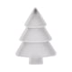 thumbnail image 2 of Plato de aperitivos, tazón para servir con forma de árbol de Navidad, plato para exhibición de postres Blanco, 2 of 7