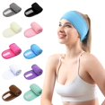 thumbnail image 1 of Diadema ancha ajustable para mujer, diadema para lavar la cara, accesorios de maquillaje, 1 of 2