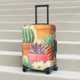 thumbnail image 5 of Uemuo High Detail Succulent And Cactus Printed Washable Luggage Cover - Fashion Suitcase Protector Fits 18-32 Inch Luggage -X-Large, 5 of 9