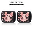 thumbnail image 2 of Sikiie Cute Axolotl Sakura Blossoms B Luggage Handle Wraps for Suitcases Travel Accessories(2 Pack), 2 of 9