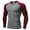 Red1, variant on Jalioing Men's Workout Tops Slim Stretchy Long Sleeve Crew Neck Muscle T Shirt Casual Athletic Sport Tee Shirt
