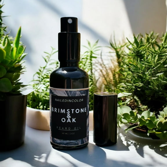 Brimstone & Oak Men's Scented Beard Oil- Moisturizer -Skin Care-Grooming-Beard Care by NailedInColor