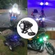 thumbnail image 4 of Faros Auxiliares Led U7 Ojos De Ángel P/motocicleta, 1 Par, 4 of 8