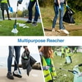 thumbnail image 3 of Reacher Grabber Tool, 32" Elderly Grabbers With Magnet, Lightweight Extra Long Handy Foldable Claw Grabber, Mobility Aid Reaching Assist Tool With Rotating Jaw For Trash Pick Up, Litter Picker, Arm Ex, 3 of 4