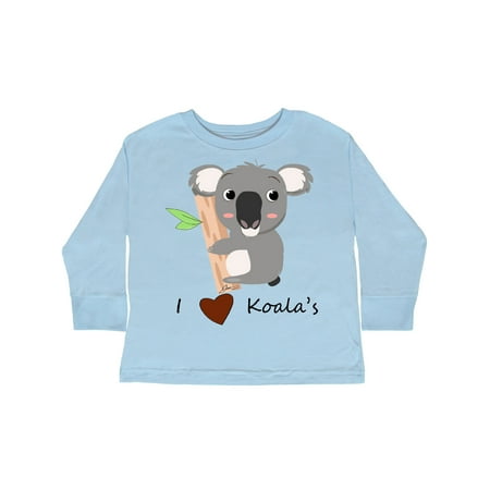

Inktastic I heart Koalas Gift Toddler Boy or Toddler Girl Long Sleeve T-Shirt