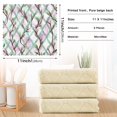 thumbnail image 3 of 6PCS Dish Towels and Dish Cloths Reuseable Dishcloths Sets for Washing Dishes, Cooking, Baking Size 11" x 11" Mint Green Vines, 3 of 9