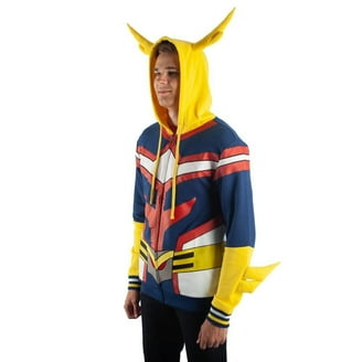 My Hero Academia All Might Men's Zip Hoodie, Medium - Walmart.com