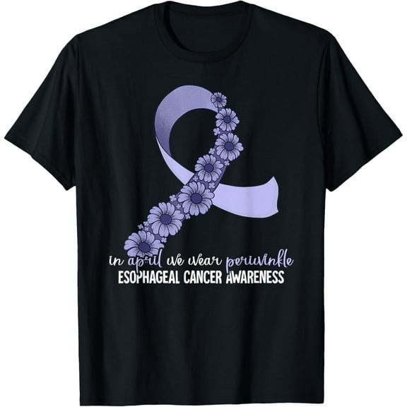 men and women can wear，Esophageal Cancer Awareness T-Shirt