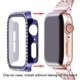 thumbnail image 3 of 6 Pack 40mm Rhinestone Bling Cute Case with Built-in Tempered Glass Screen Protector Compatible with Apple Watch Series 2/3/4/5/6/SE (Red,Rose Gold,Gold,Blue,Black,Clear), 3 of 5