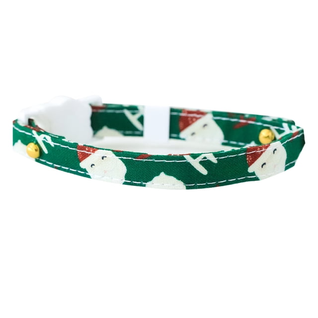Artículo collar pequeño gato perro cierre de seguridad collar adorno ajustable verano cuello anillo