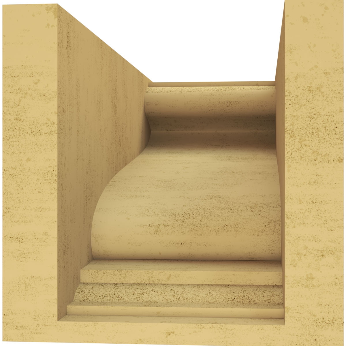 6"W x 12"D x 6"H Wide Scroll Rough Cedar Woodgrain TimberThane Corbel, Primed Tan
