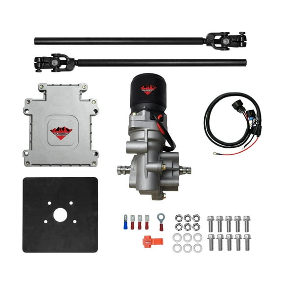 Rugged Front Electric Power Steering Kit for (2000) Universal, is A Bolt On System, Steers Easily & Gets Rid of Wheel Jerk/Bump Steer When Navigating Rough Terrains, Designed to Make Your Ride Better