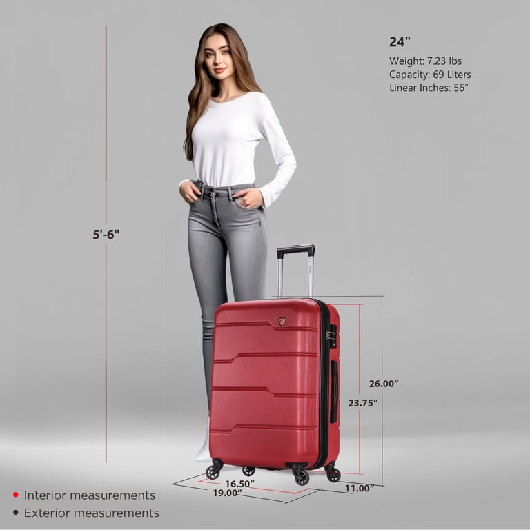 Dukap Rodez 24-Inch Hardside Checked Luggage photo 2