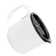 thumbnail image 3 of Taza de café de viaje aislada de acero inoxidable, 350 ml, doble capa, blanca, 3 of 10