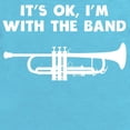 thumbnail image 2 of CafePress - Its OK Im With The Band Trumpet - Cute Infant Bodysuit Baby Romper - Size Newborn - 24 Months, 2 of 3