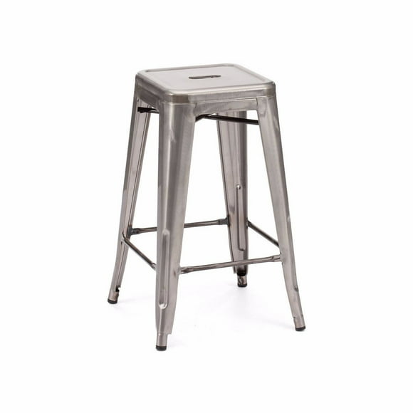 Nicer Furniture Tolix Gunmetal Counter Stool