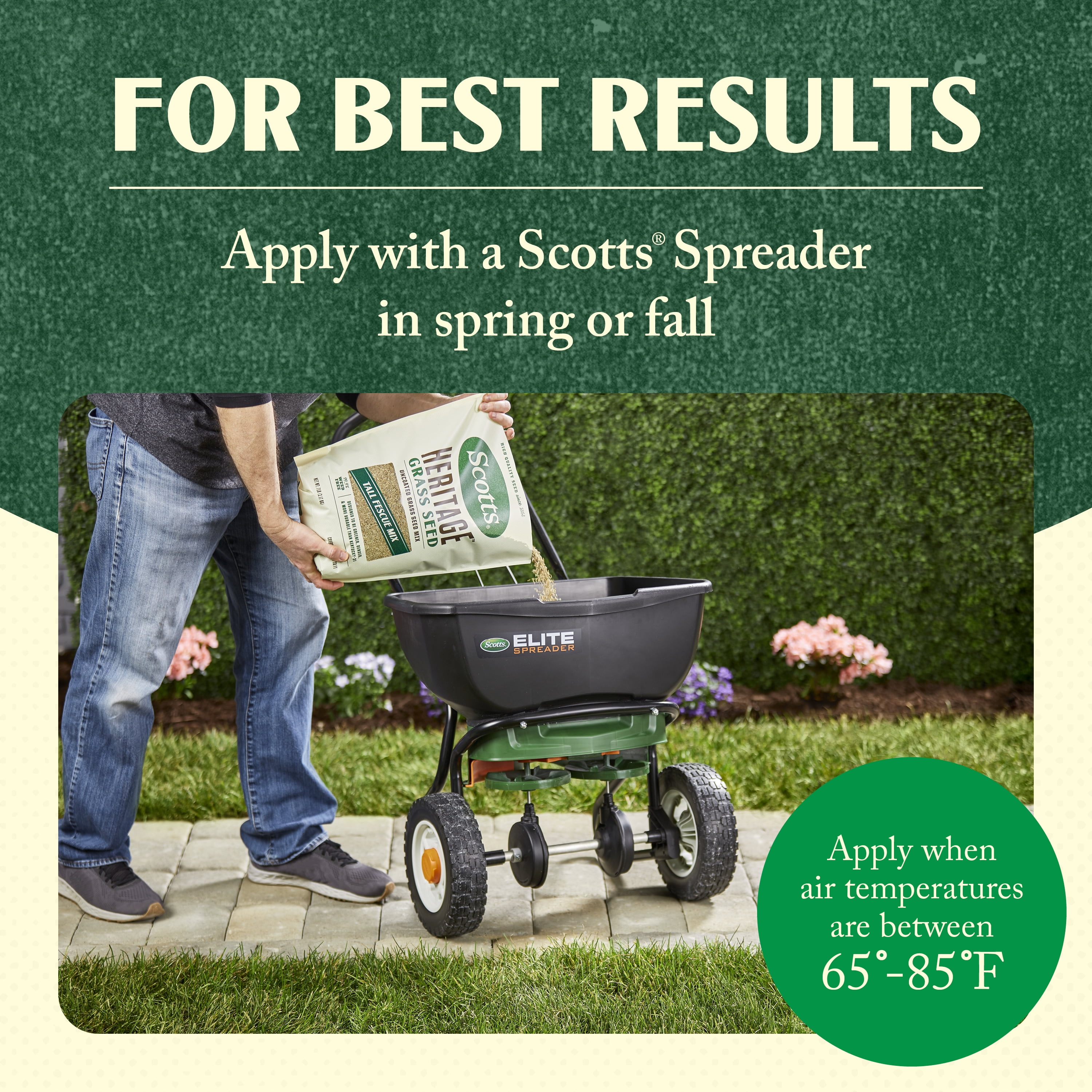 Scotts Heritage Grass Seed Tall Fescue Mix, 7 lbs.