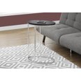 thumbnail image 1 of Table d'appoint Monarch Specialties en cappuccino/chrome, 1 of 3