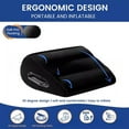 thumbnail image 4 of Gieenan Therapeutic Inflatable Bed Wedge Pillow For Leg Elevators Back Support Soft PVC Flockeds Surfaces Portability Home Use, 4 of 7