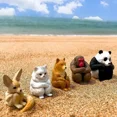 thumbnail image 4 of Japanese Genuine Gacha Scale Model Lap Around Waiting Animals Pigeons Chihuahuas Sheep Orangutans Action Figure Toy, 4 of 5