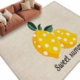 thumbnail image 2 of Yellow Lemons 5'x8' Area Rug for Living Room, Summer Botanical Farmhouse Rustic Washable Non-Slip Rugs for Bedroom Nursery Dining Room, StainResistant Low-Pile Kitchen Carpet Large Entryway Rugs, 2 of 9