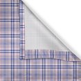 thumbnail image 4 of Ambesonne Checkered Valance Pack of 2, Country Style Soft, 42"X18", Violet Blue White Pink, 4 of 5