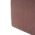 thumbnail image 6 of Newest 30.25" Square Corduroy Ottoman in Pink - Dense Foam & Spring Cushion, Modern Accent for Living Room​, 6 of 8
