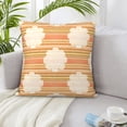 thumbnail image 6 of ZICANCN Floral Line Texture Decorative Throw Pillow Covers, Bed Couch Sofa Decorative Knit Pillow Covers for Living Room Farmhouse 20"x20", 6 of 8