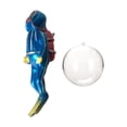 thumbnail image 3 of Figura de acción de buzo en miniatura Hugo decoración de peceras color azul, 3 of 9