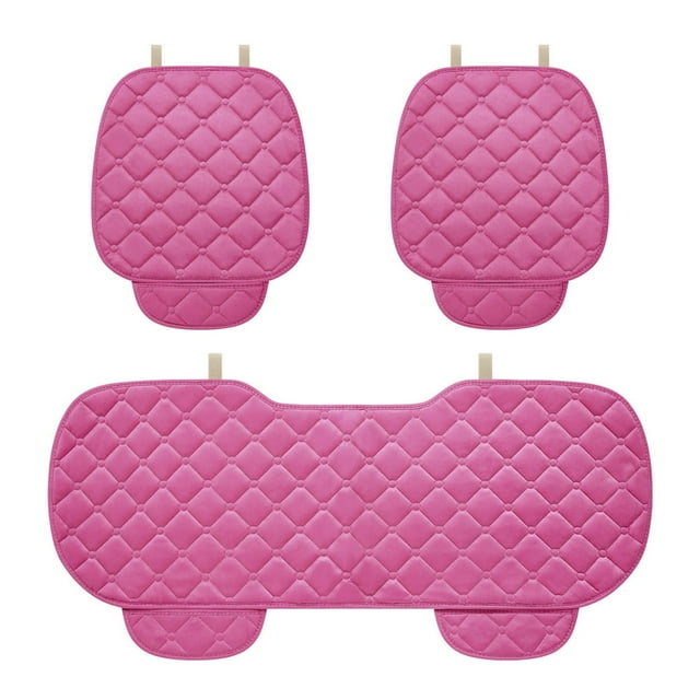 Plush Car Seat Cushion Non-slip Front Rear Seat Pad Interior Decor
