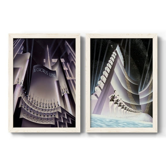 A Chorus Line - Premium Framed Canvas 2 Piece Set - Ready to Hang