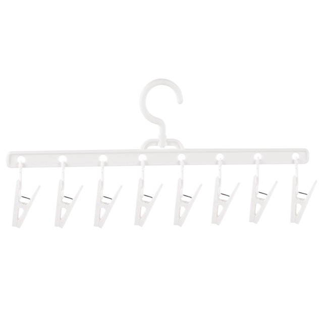 Underwear Drying Racks Foldable Clothes Drying Rack 1Set Rectangular White Plastic for Indoor Use