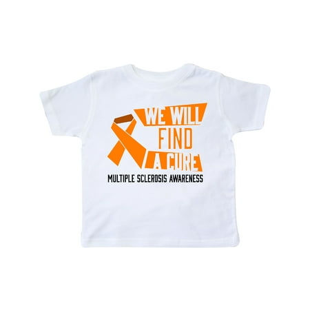 

Inktastic We Will Find a Cure- Multiple Sclerosis Awareness Gift Toddler Boy or Toddler Girl T-Shirt