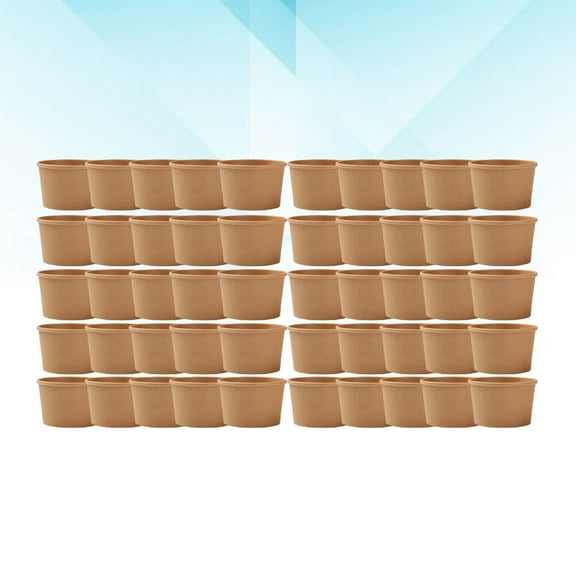 WASHWEPE 50 Pcs Disposable Cup for Soup and Other Hot Drinks