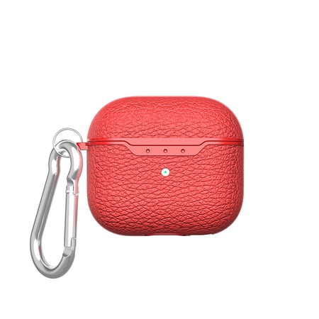 Allytech Case Compatible with AirPods 3rd Generation (2021 Released)  Lychee Texture PU Leather Anti-Scratch Skin with Key-Chain Accessories for Women Men Case for Air-Pods 3 2021  Red price history on PriceWatchPro