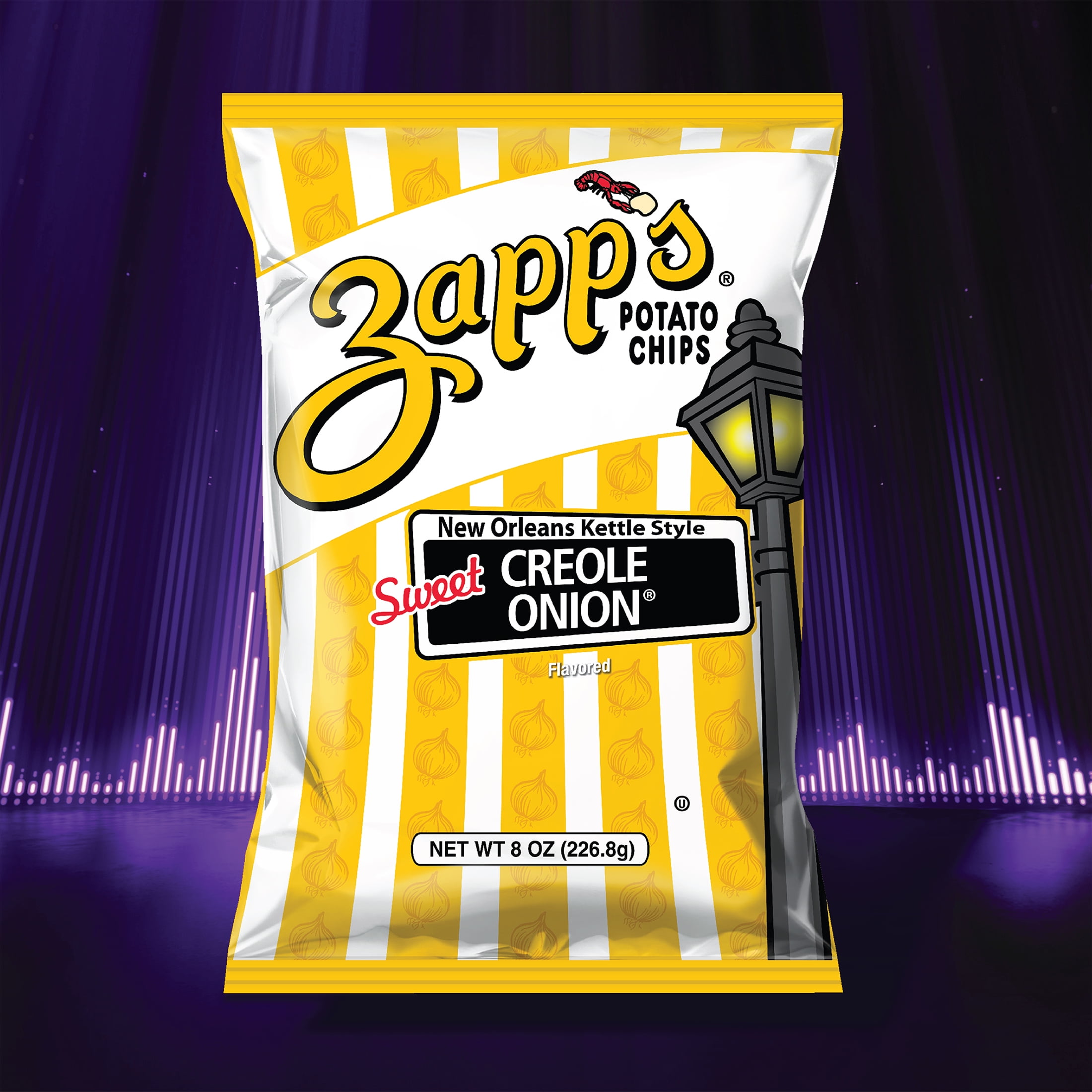 Zapp's Sweet Creole Onion, Kettle Cooked Crisp Potato Chips