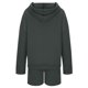 thumbnail image 3 of ICHUANYI Clearance Women's Set Tracksuit Pullover TWO Piece SportSets Long Sleeved Hoodies Sports Fashion Shorts Set Long Sleeved Hooded Suit(Dark Gray, S) ICHUANYI WER2023080806883, 3 of 5