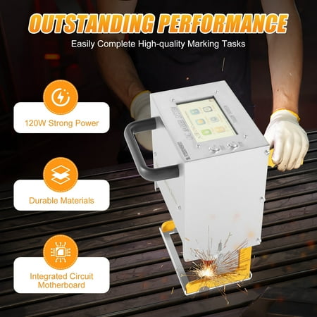 

Handheld Dot Peen Marking Machine for VIN Code Chassis Number W/Bracket Base