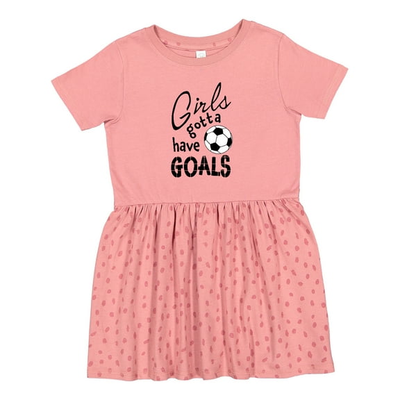 Inktastic Girls Gotta Have Goals Soccer Girls Toddler Dress