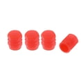 thumbnail image 1 of 4 Pcs Tapas Decorativas de Vástago de Válvula de Neumático 16mm Cubiertas de Polvo de Válvula para la Mayoría de Coches Camiones Claro Rojo ABS, 1 of 1