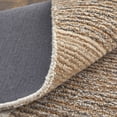 thumbnail image 4 of 5' X 8' Brown Tan and Ivory Wool Abstract Hand Tufted Area Rug, 4 of 9
