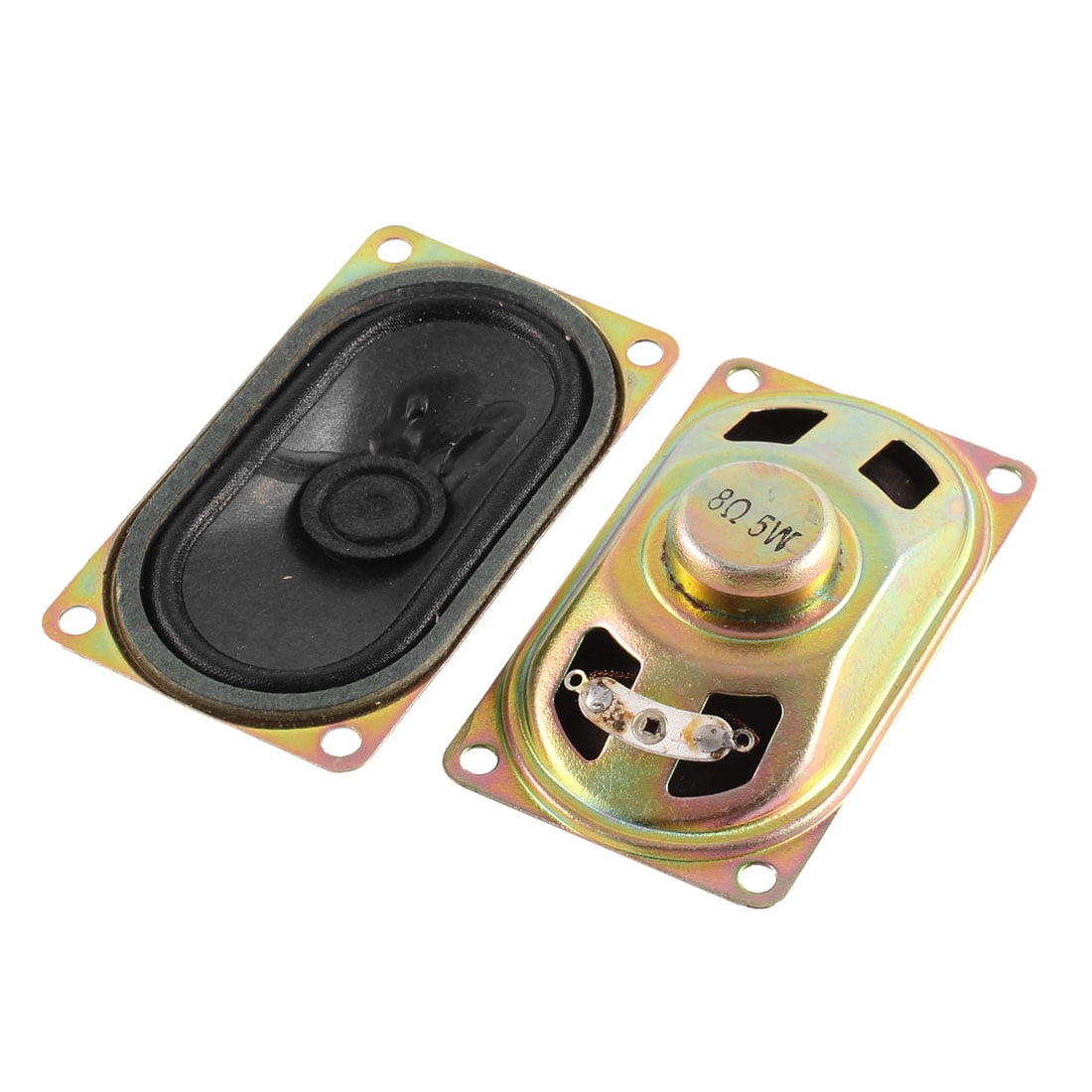 5W 8Ohm Metal Housing Rectangle Type Speaker Loudspeaker 70mm x