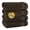 Chocolate Brown-4 Piece Hand Towel Set, variant on 40x80" Oversized Bath Sheet Towel Sage Green